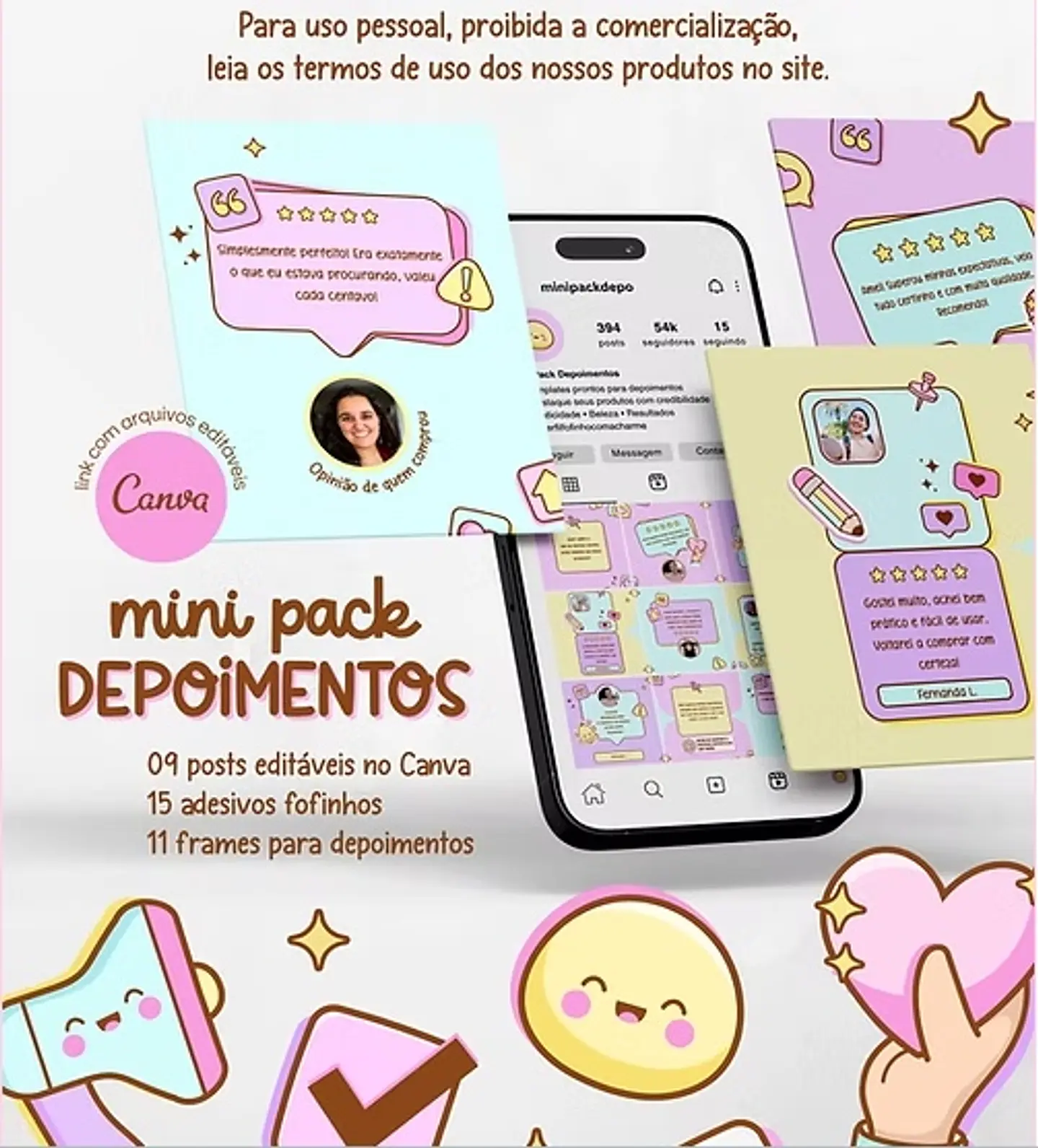 Kit Digital Pack Depoimentos 5 1