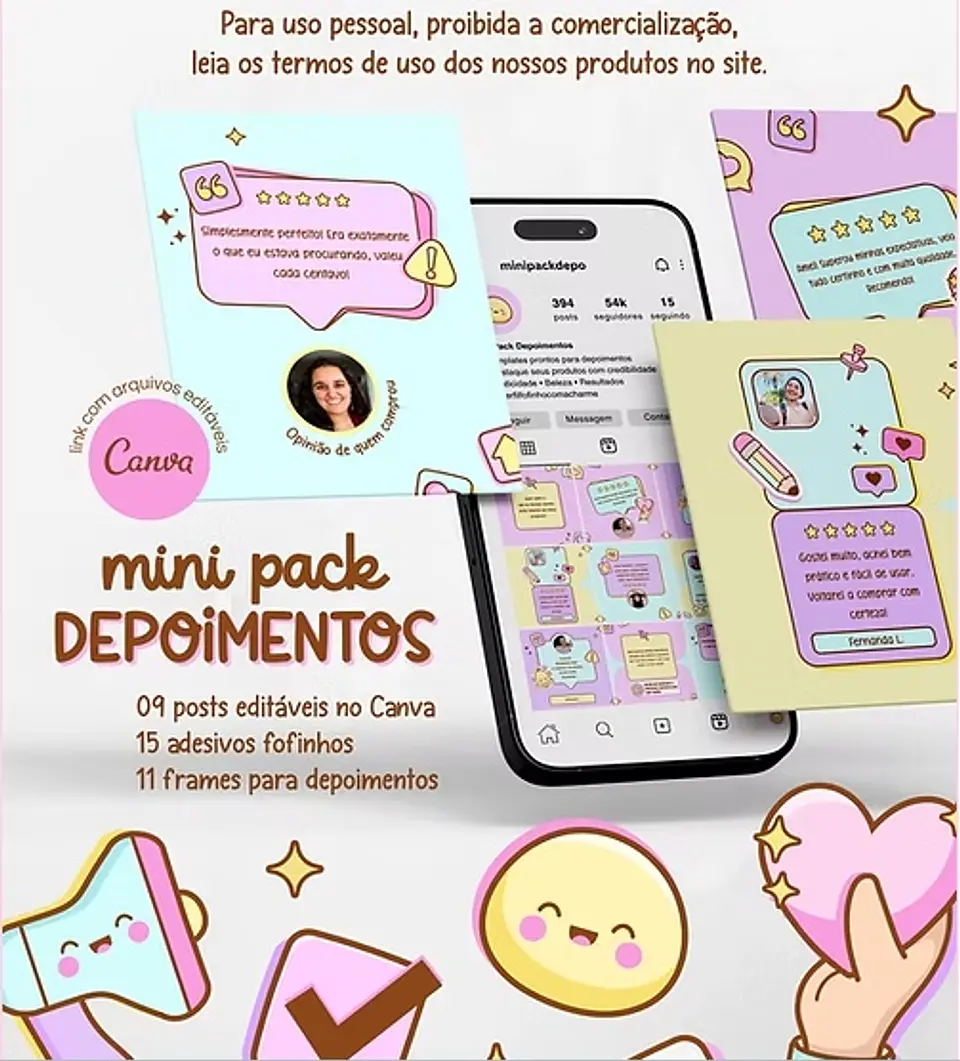 Kit Digital Pack Depoimentos 5 1