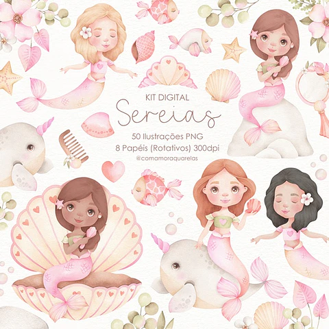Kit Digital Sereias 25