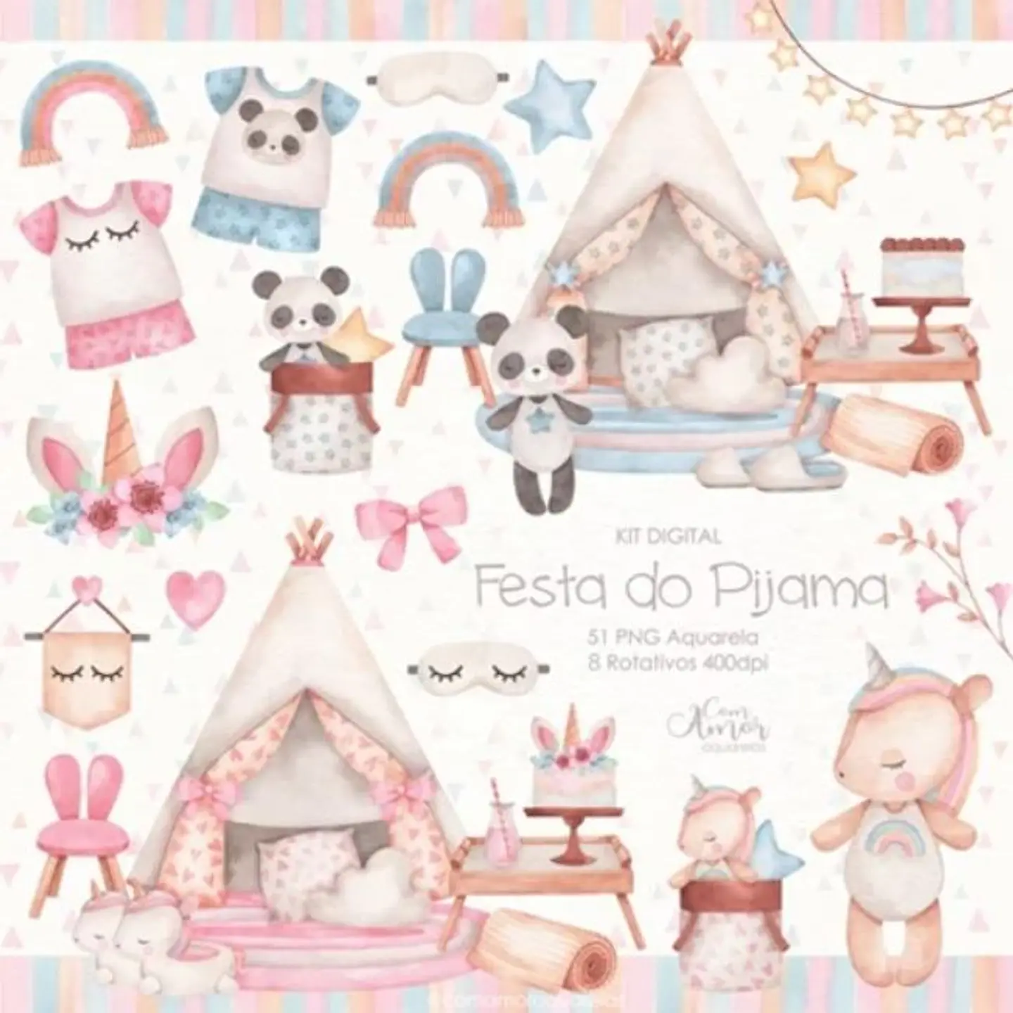 Kit Digital Festa do Pijama 15 1