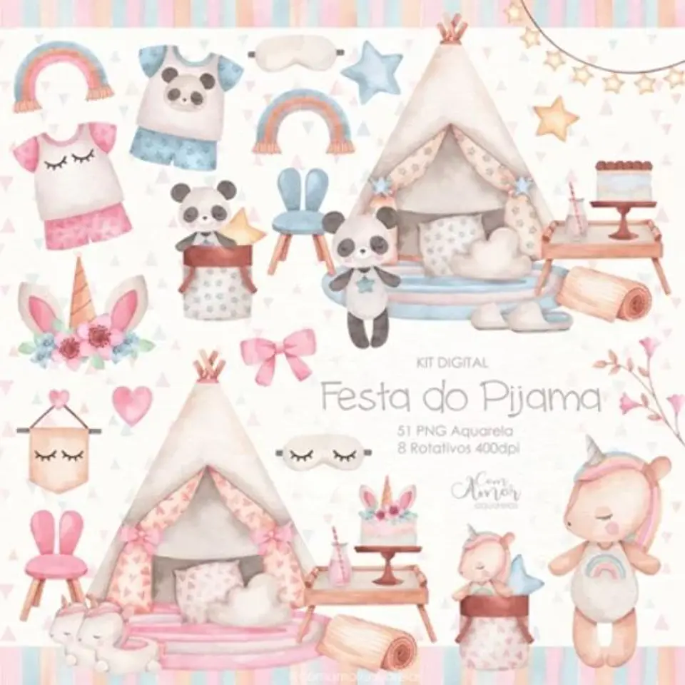 Kit Digital Festa do Pijama 15 1