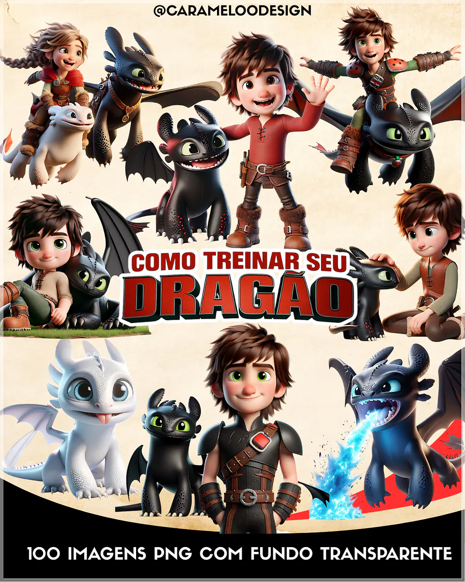 Kit Digital Como Treinar o Seu Dragão 19 1