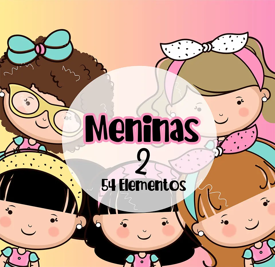 Kit Digital Mascotinhas Boneca Meninas Meninas 2 18 1