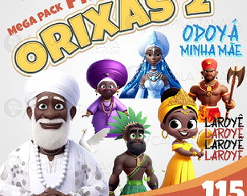 Kit Digital Pack Orixás 2 123