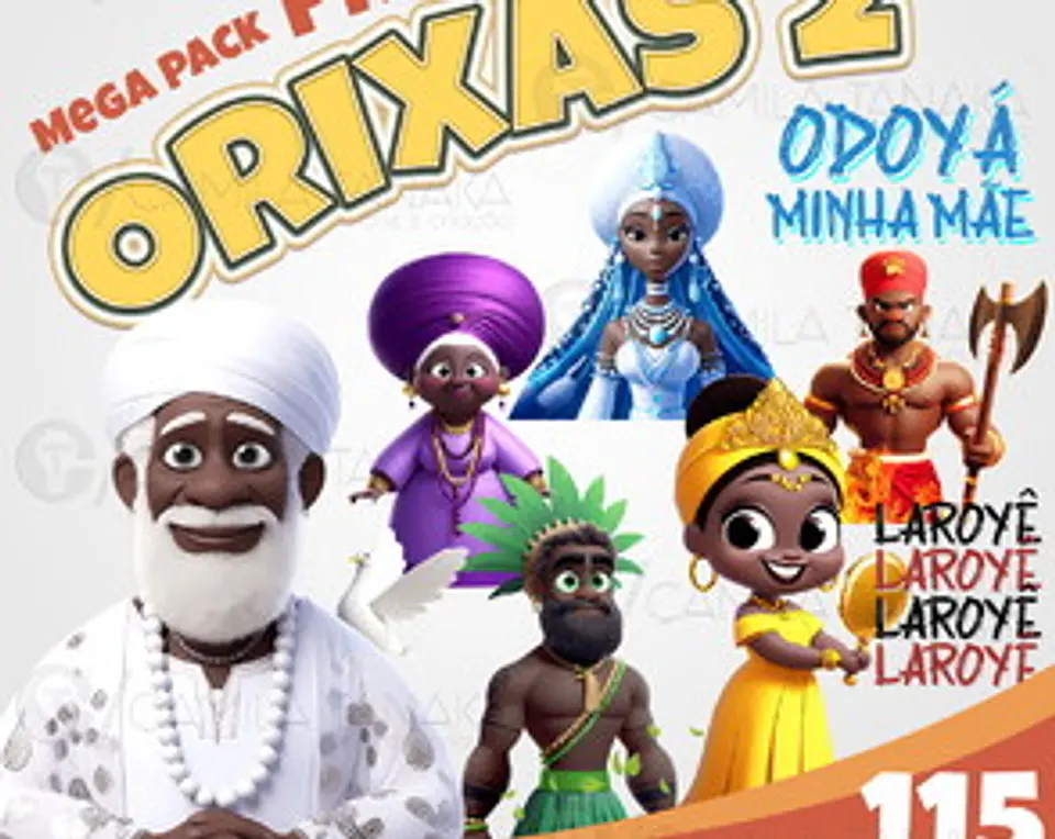Kit Digital Pack Orixás 2 123 1