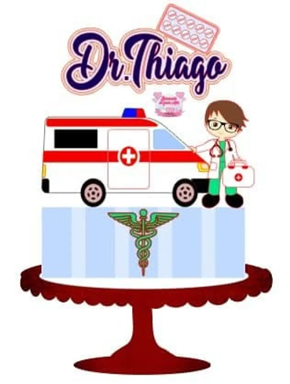 Arquivo de Corte Topo de Bolo Enfermagem - Medicina 29 1