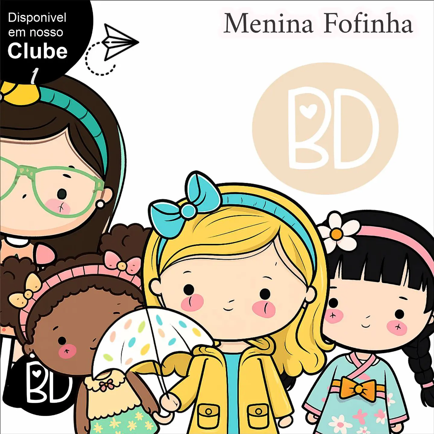 Kit Digital Meninas Fofinhas 87 1