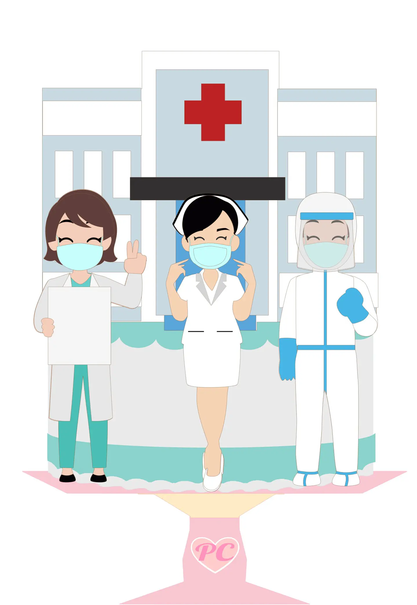 Arquivo de Corte Topo de Bolo Enfermagem - Medicina 21 1