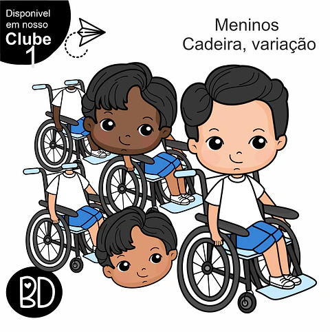 Kit Digital Variação Meninos Cadeira 82