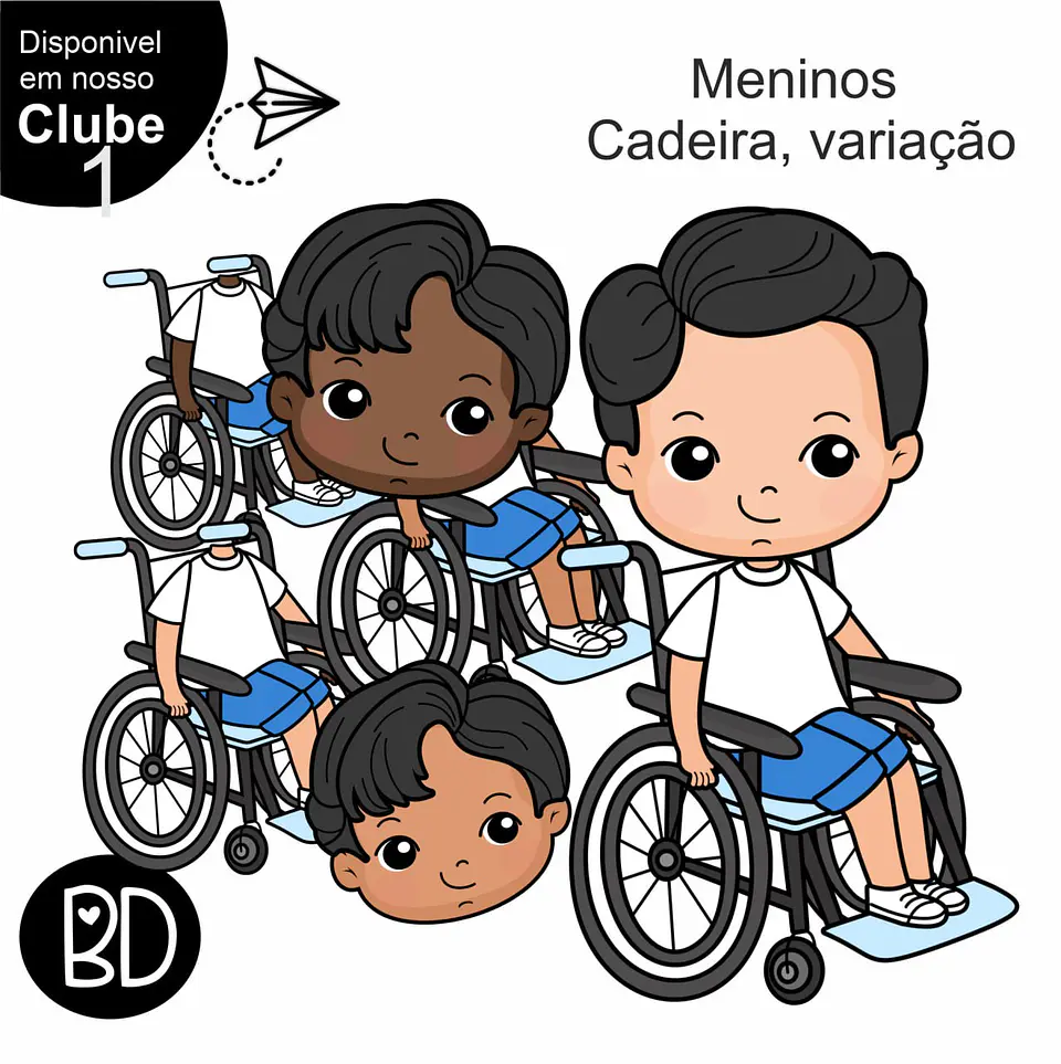 Kit Digital Variação Meninos Cadeira 82 1