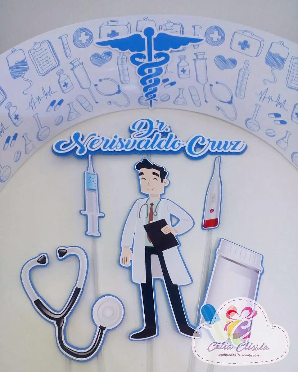 Arquivo de Corte Topo de Bolo Enfermagem - Medicina 20 1