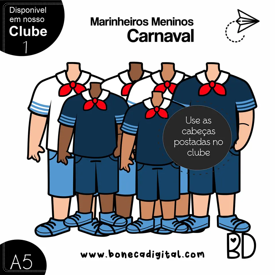 Kit Digital Marinheiro Corpinhos 67 1