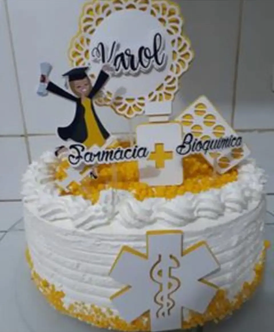 Arquivo de Corte Topo de Bolo Enfermagem - Medicina 36 1