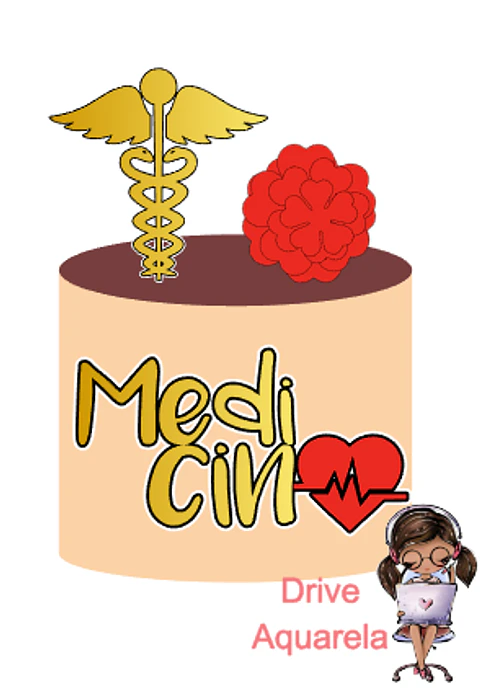 Arquivo de Corte Topo de Bolo Enfermagem - Medicina 35