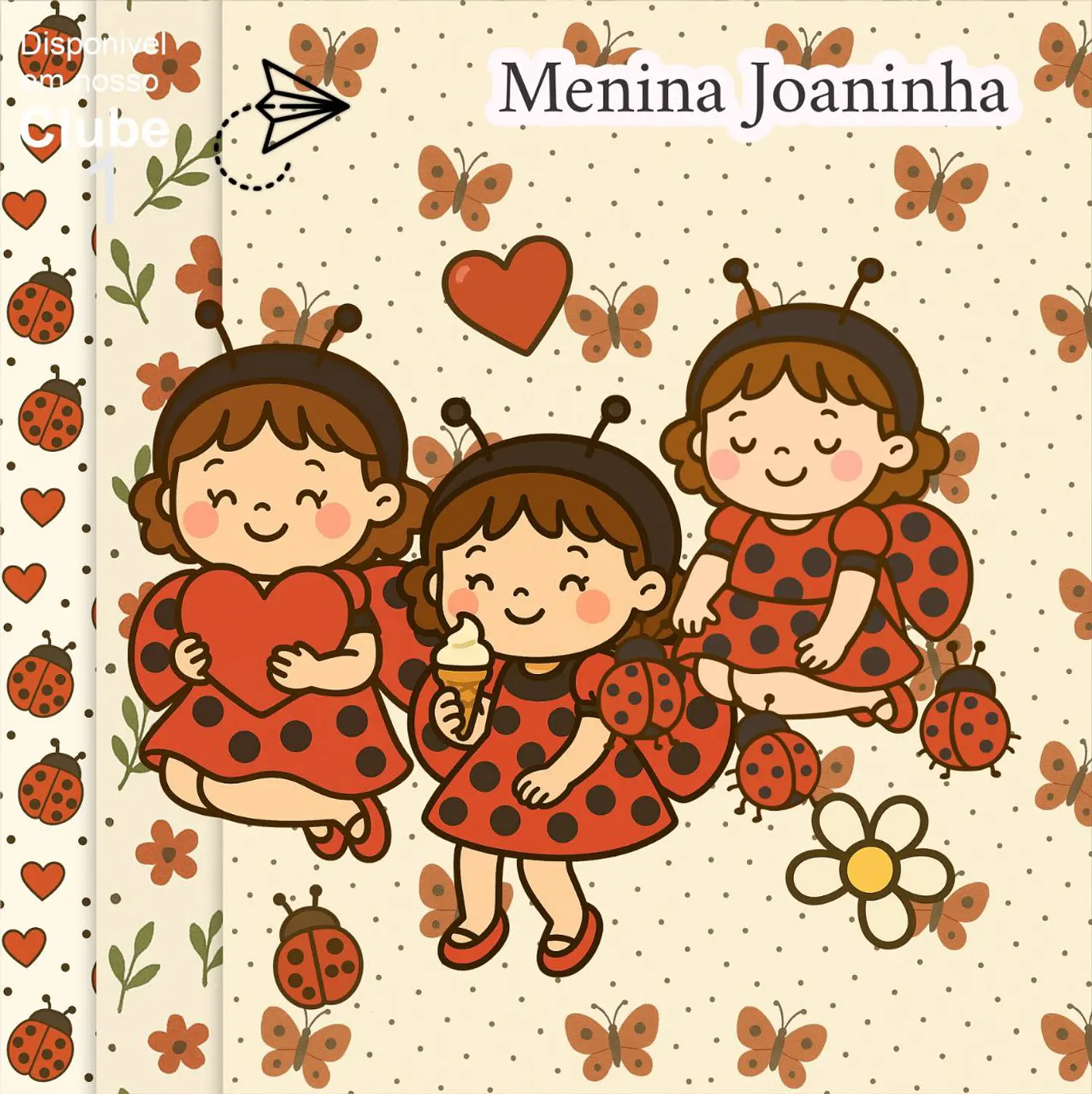 Kit Digital Menina Joaninha 69 1
