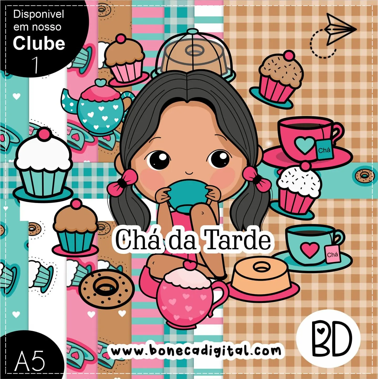 Kit Digital Chá da Tarde 43 1