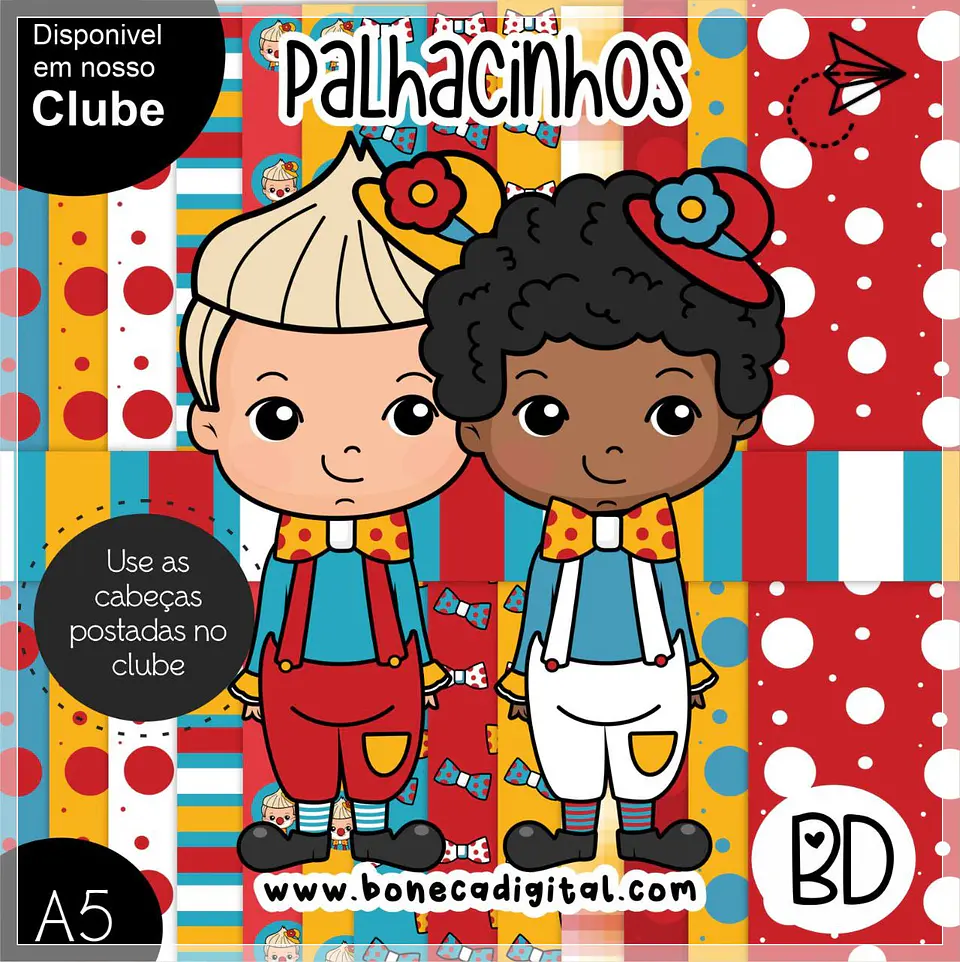 Kit Digital Palhacinhos 38 1