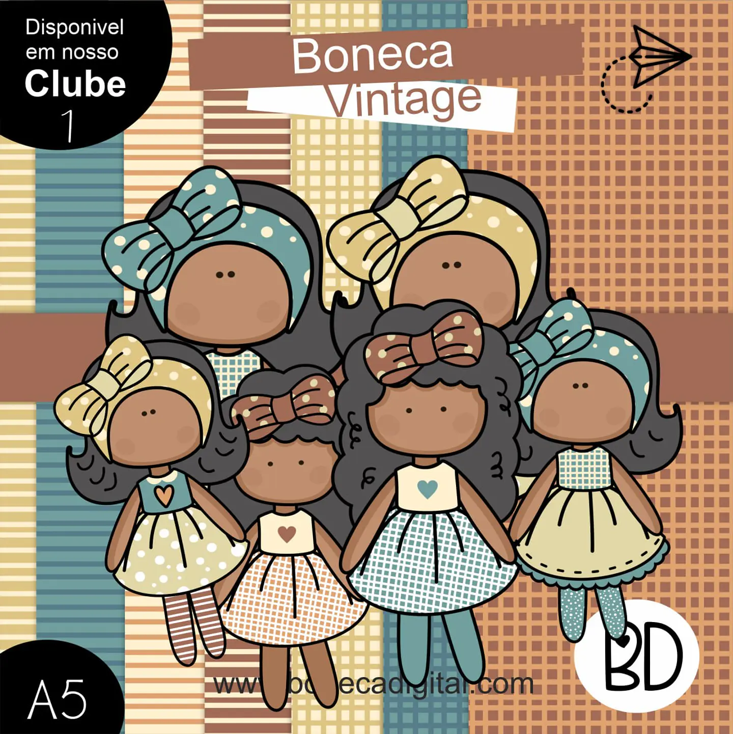 Kit Digital Paleta Vintage 38 1