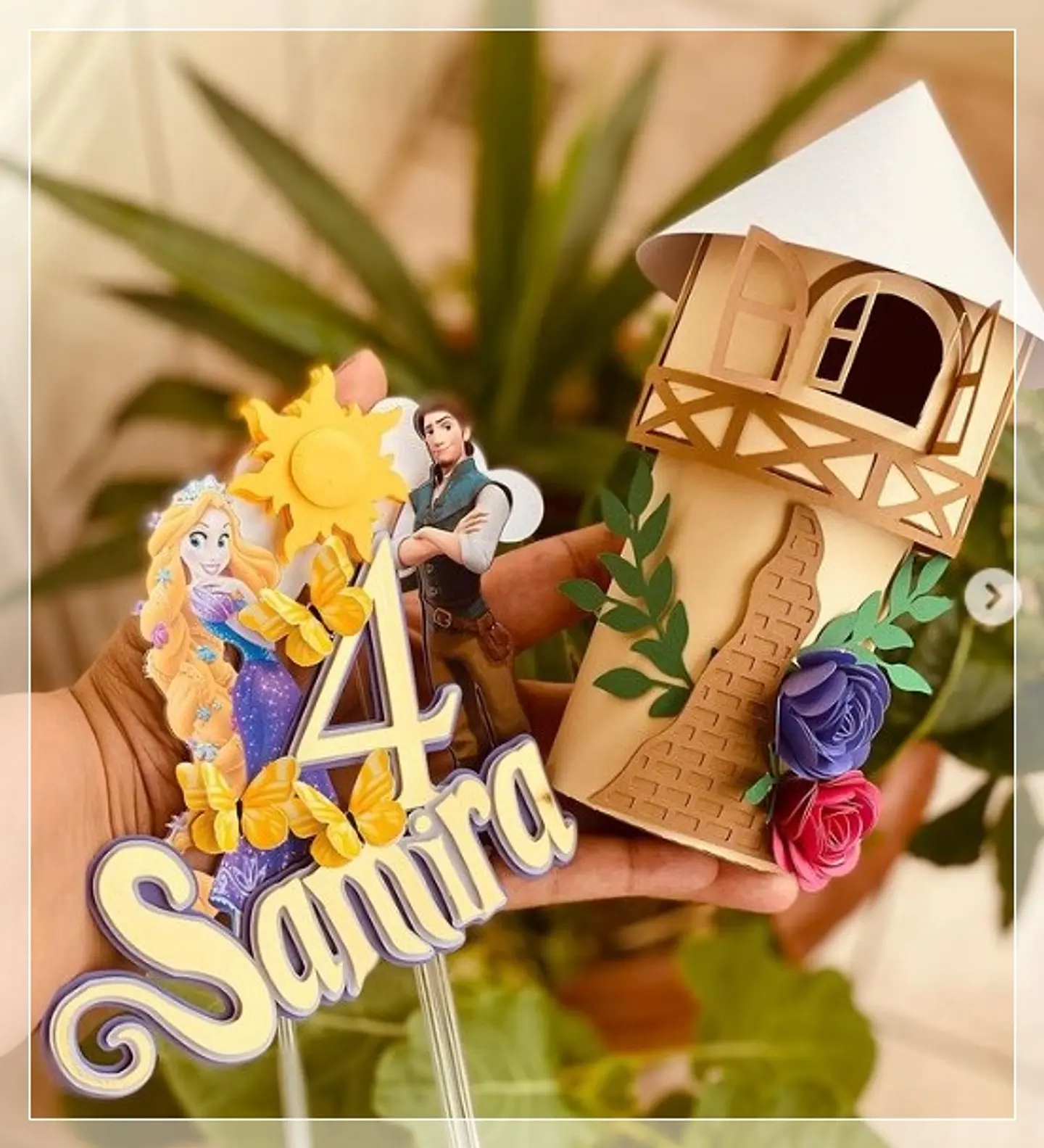 Arquivo de Corte Topo de Bolo Enrolados Rapunzel 23 1