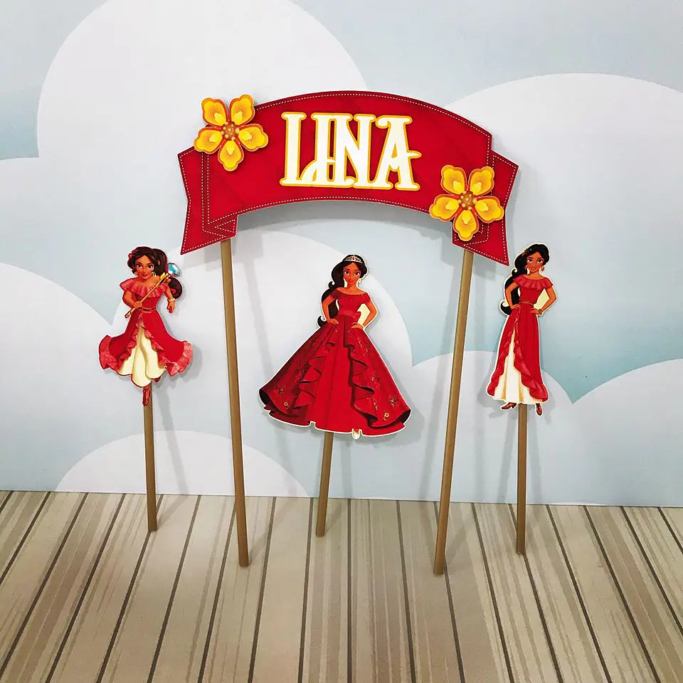Arquivo de Corte Topo de Bolo Elena de Avalor 2 1