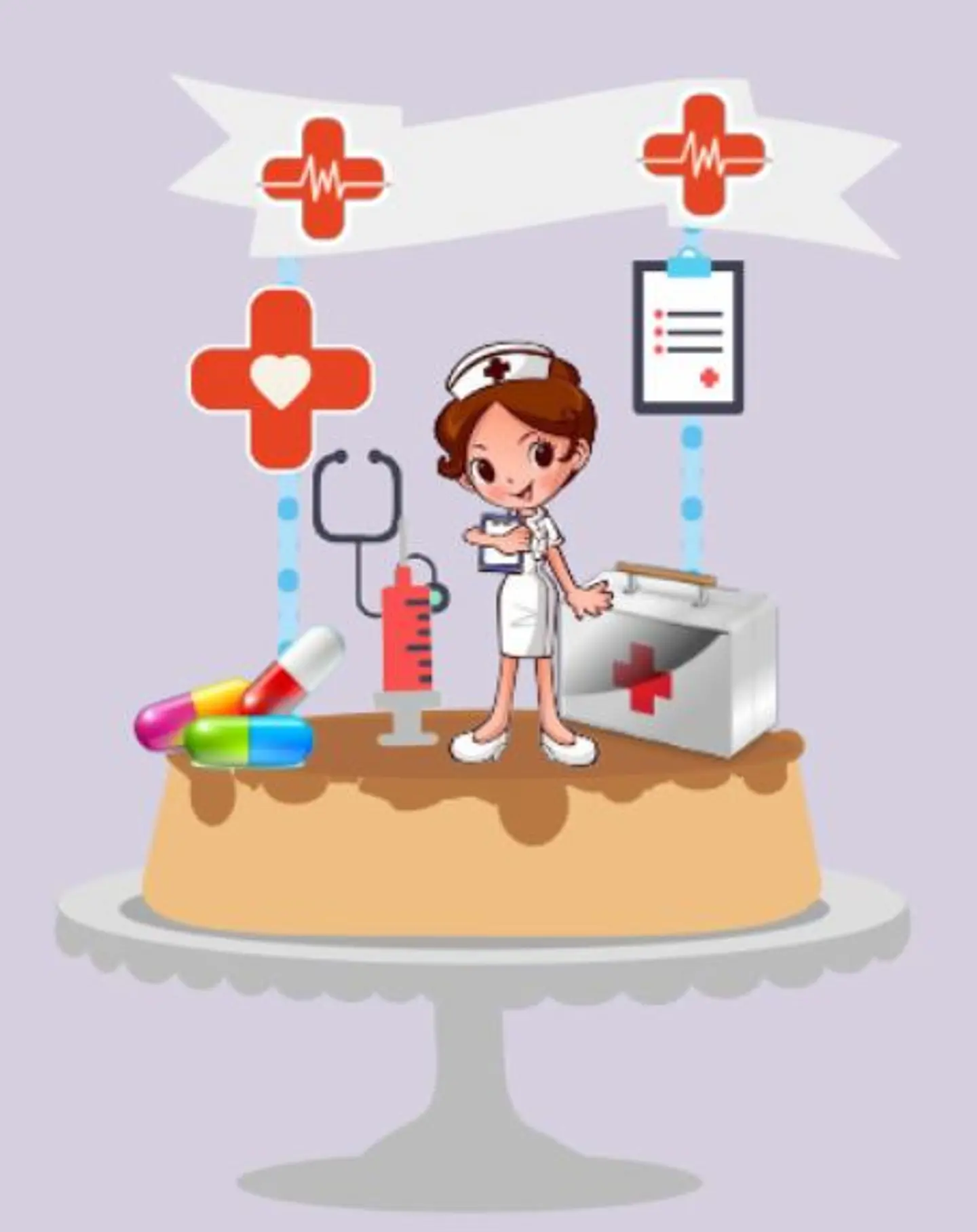 Arquivo de Corte Topo de Bolo Enfermagem - Medicina 3 1