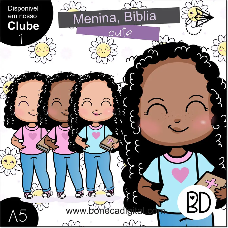 Kit Digital Biblia Meninas 6 1
