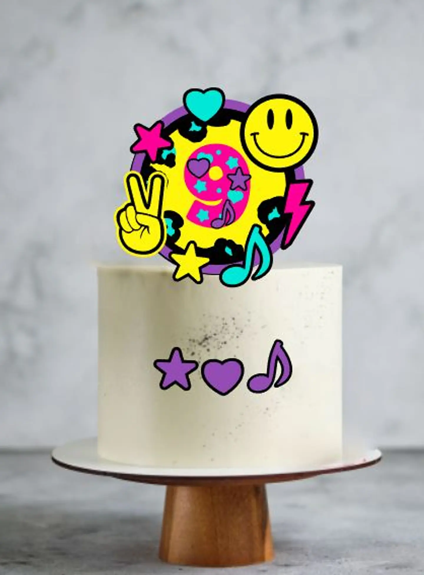 Arquivo de Corte Topo de Bolo Emoji 6 1
