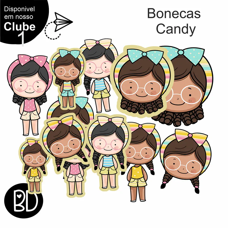 Kit Digital Meninas Candy 21 1