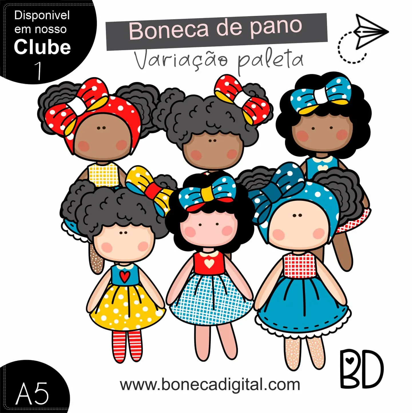 Kit Digital De Pano Variação Paleta 4 1