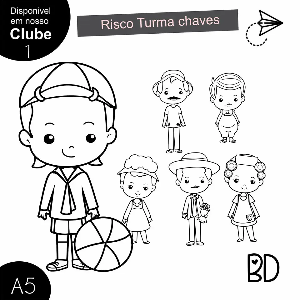 Kit Digital Chaves Colorir 3 1
