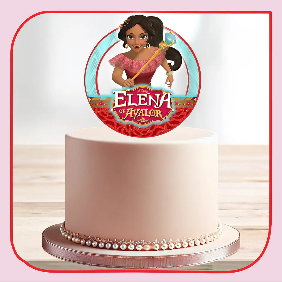 Arquivo de Corte Topo de Bolo Elena de Avalor 7 1