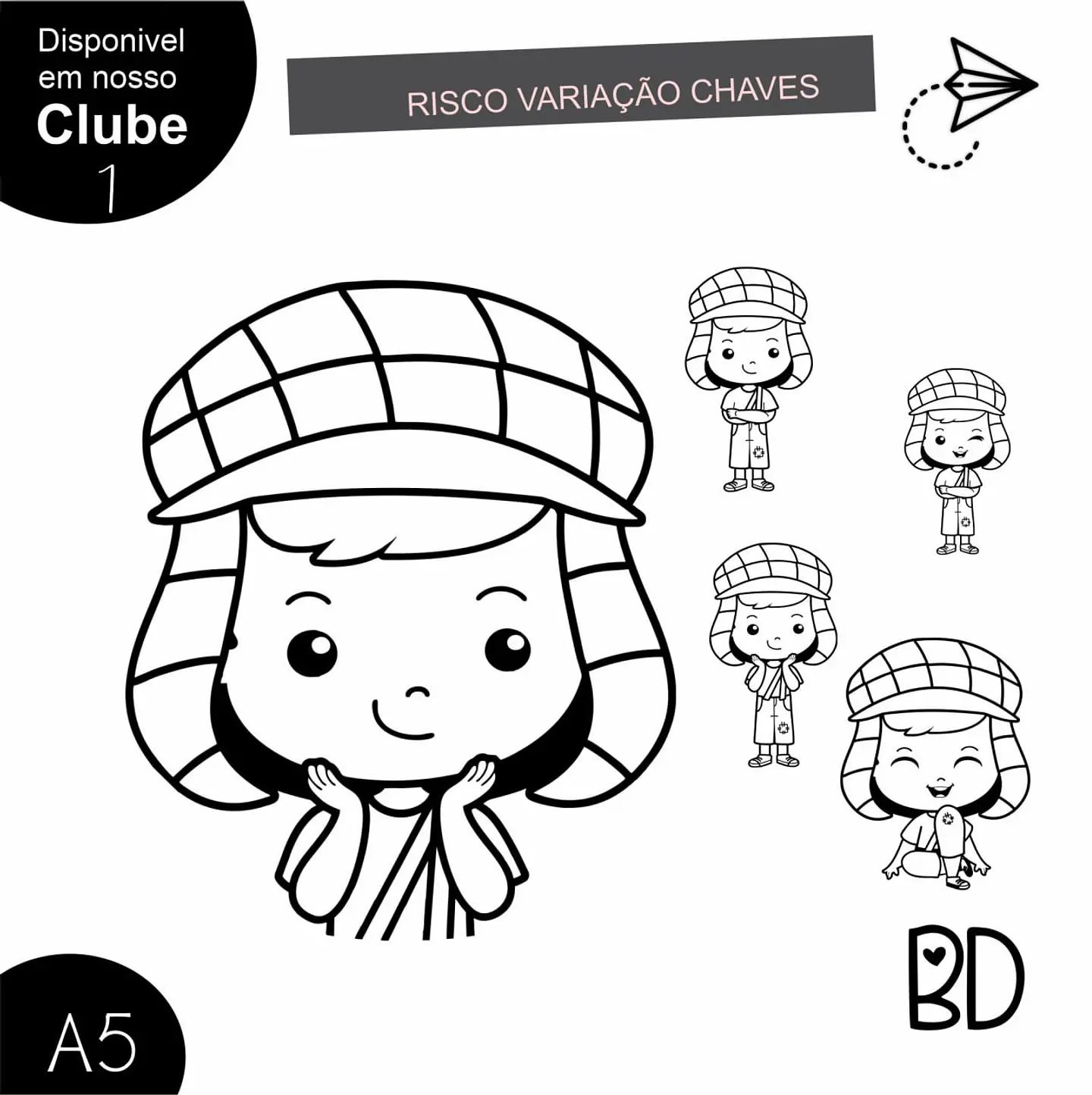 Kit Digital Chaves Colorir 2 4 1