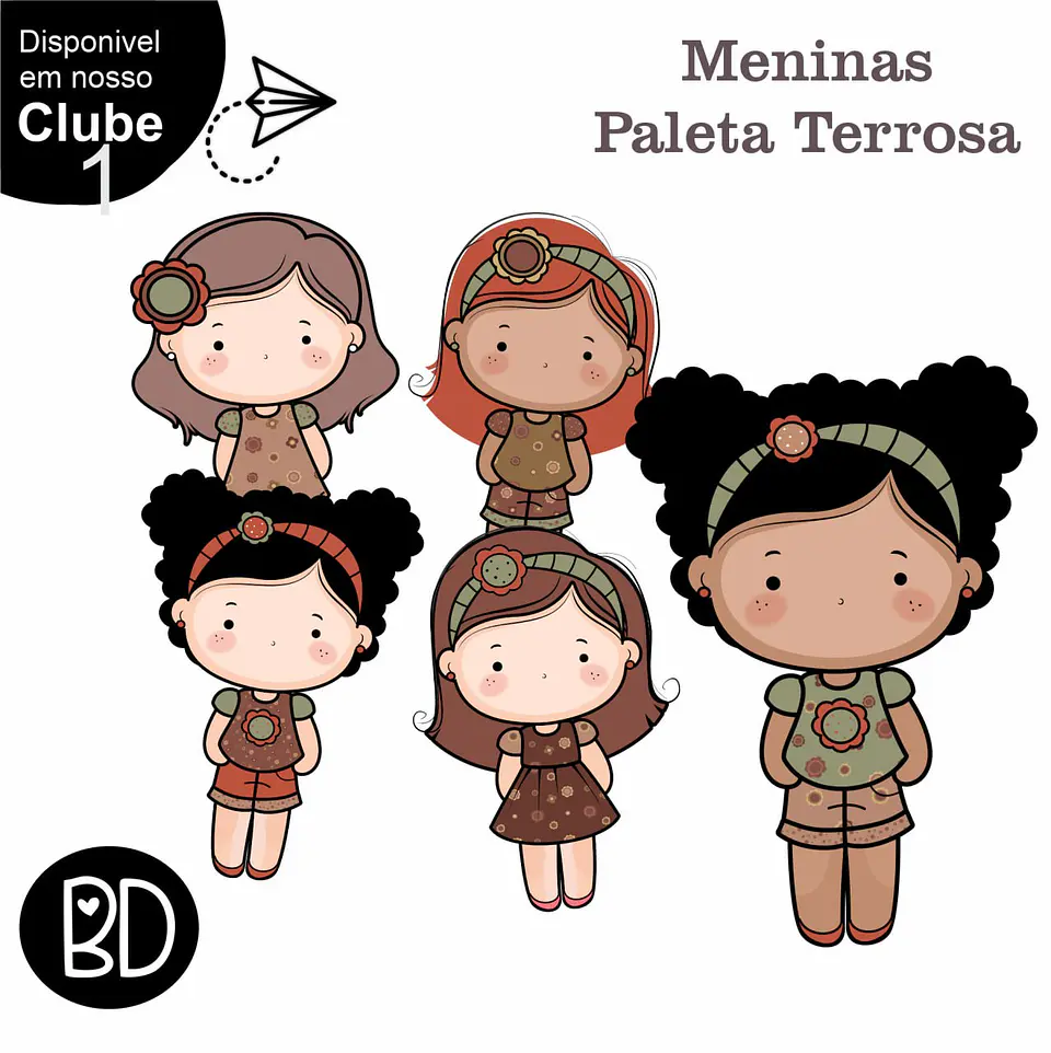 Kit Digital Meninas Paleta Terrosa 29 1