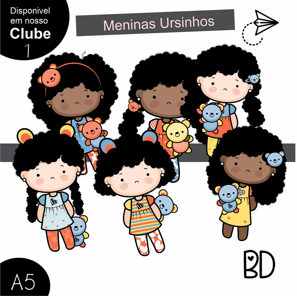 Kit Digital Meninas Paleta 7 28 1