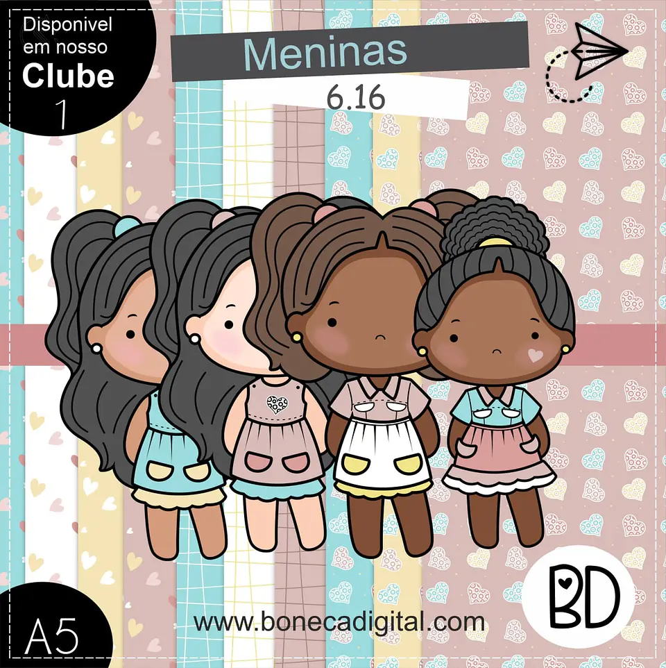 Kit Digital Meninas 6.16 20 1