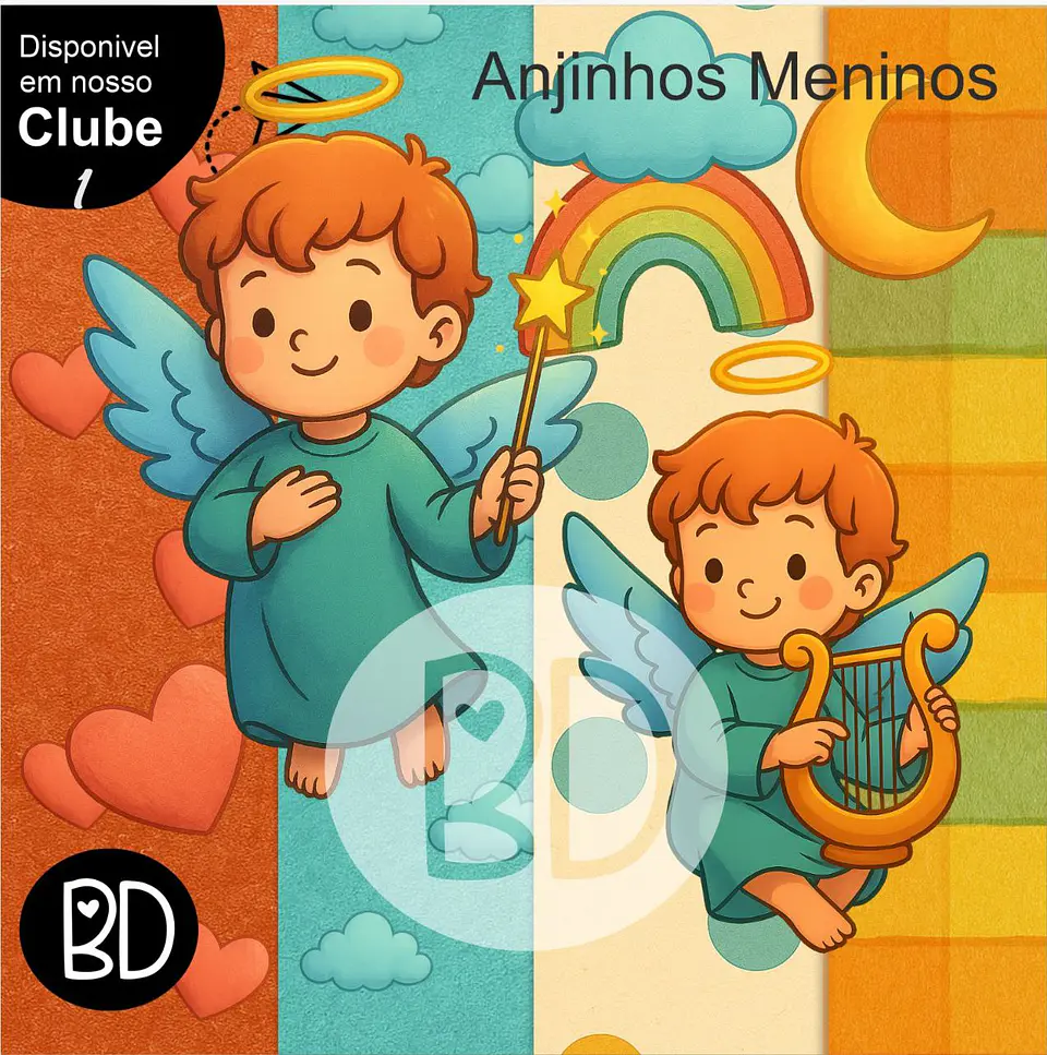 Kit Digital Anjinho Menino 21 1