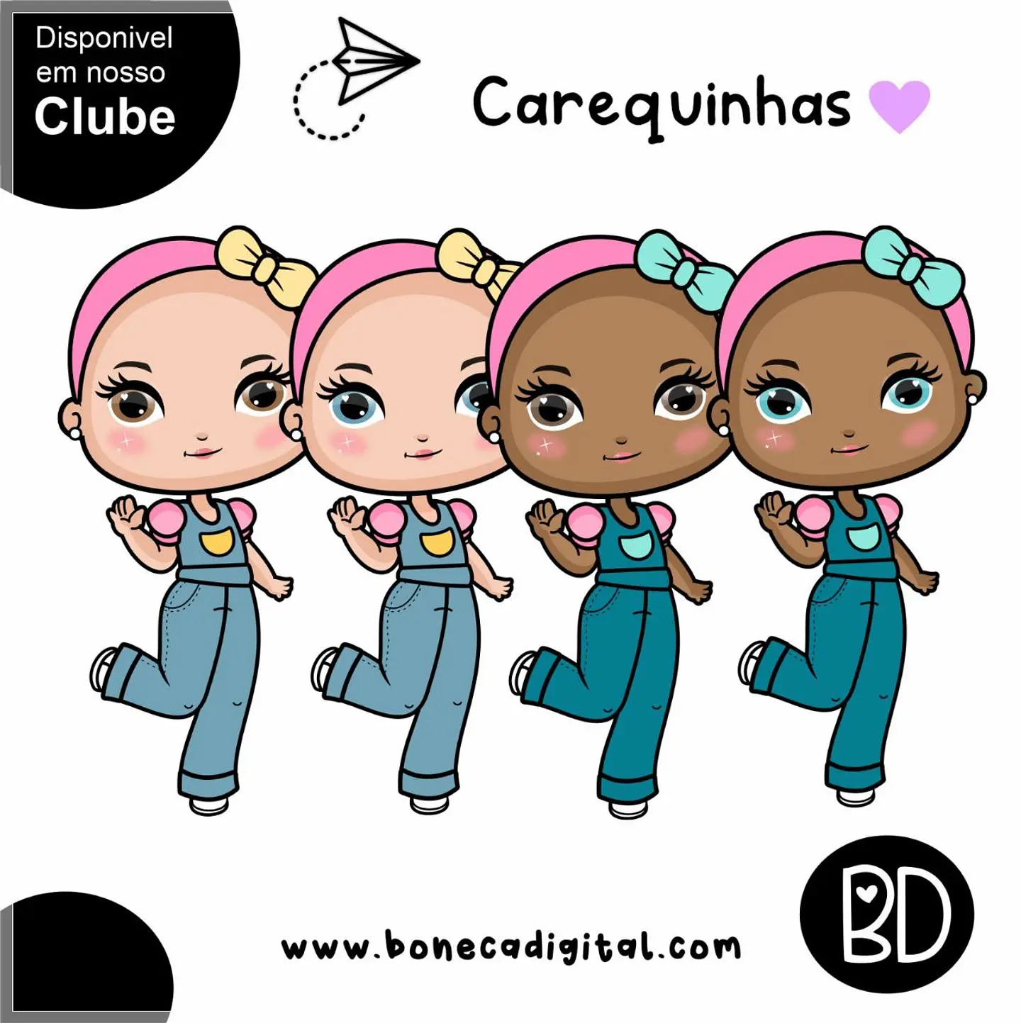 Kit Digital Carequinhas Clube 8 1