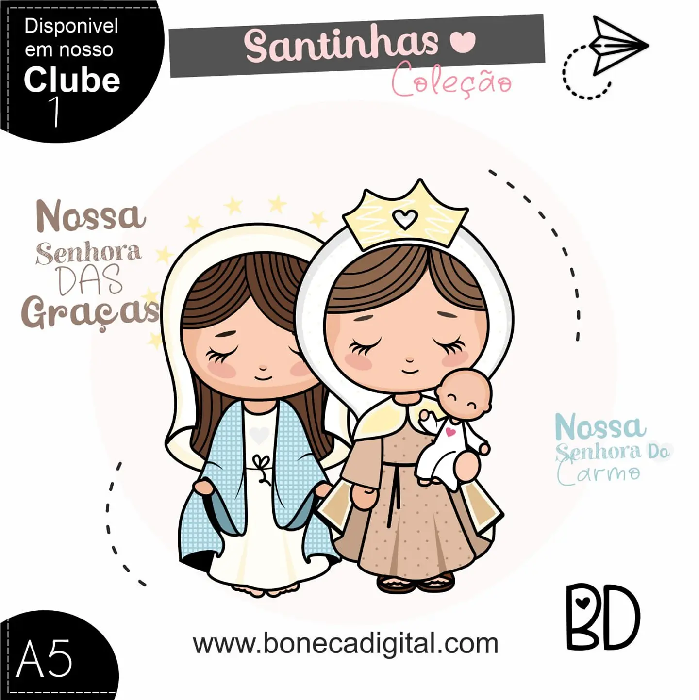 Kit Digital Nossa Senhora das Graças e Nossa Senhora do Carmo 12 1