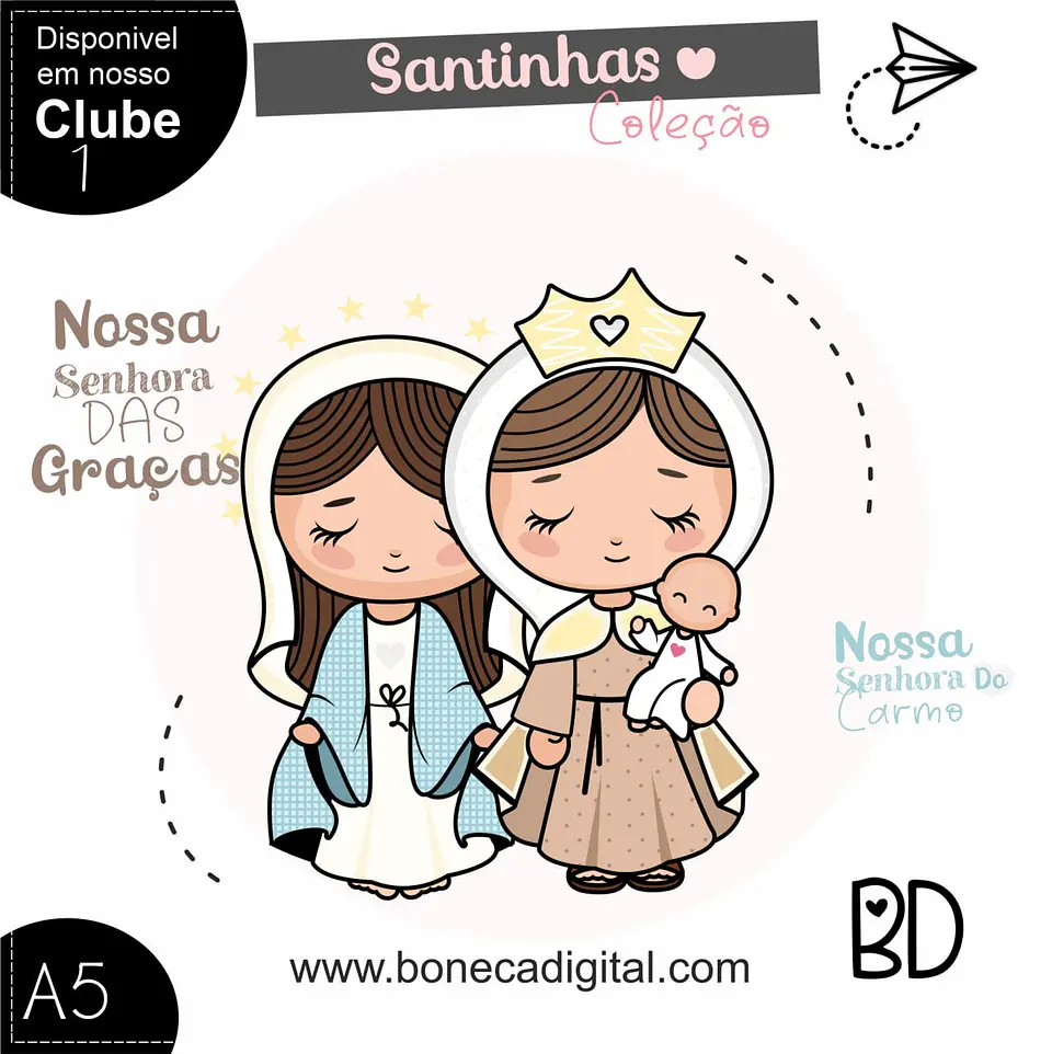 Kit Digital Nossa Senhora das Graças e Nossa Senhora do Carmo 12 1