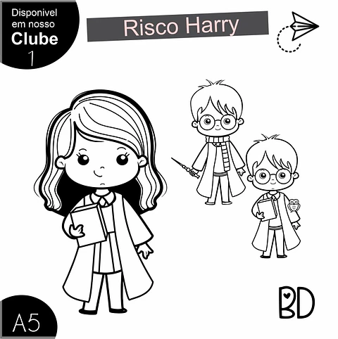 Kit Digital Colorir Harry Potter 9
