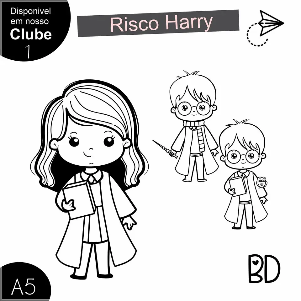 Kit Digital Colorir Harry Potter 9 1
