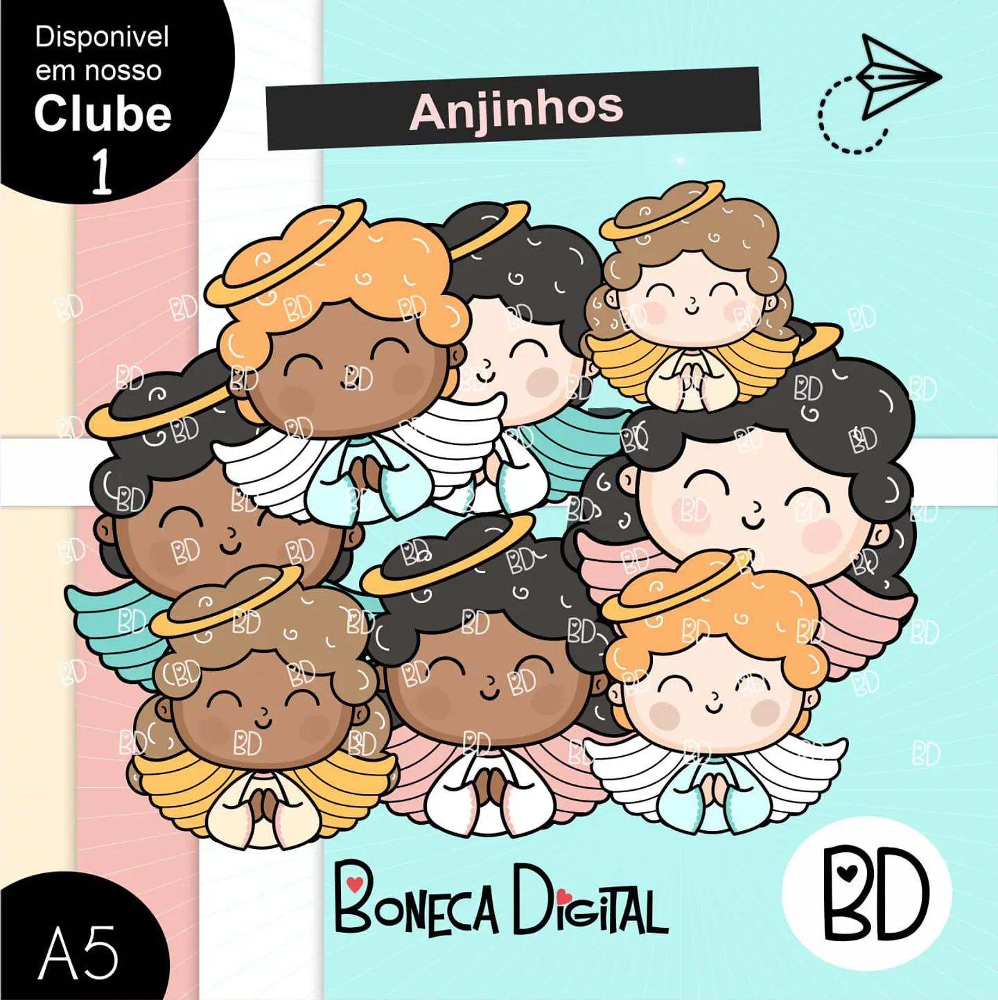 Kit Digital Anjinhos (1) 3 1