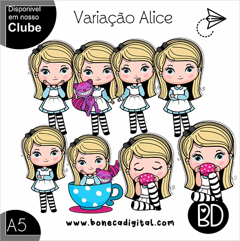 Kit Digital Variação Alice 134