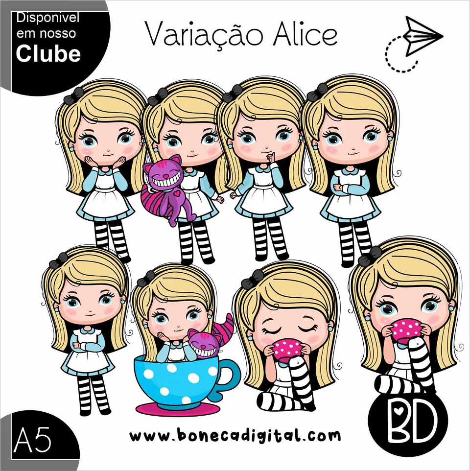 Kit Digital Variação Alice 134 1