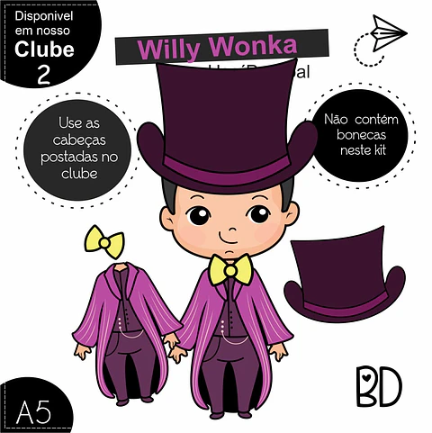 Kit Digital Willy Wonka 127