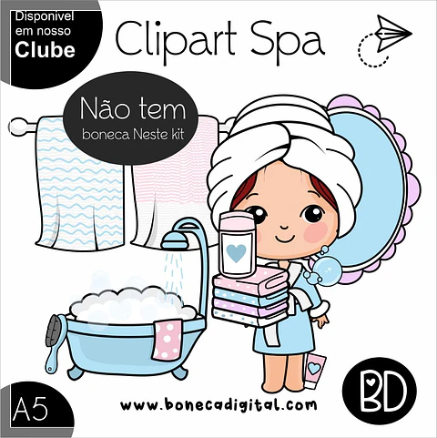 Kit Digital Clipart Spa 83