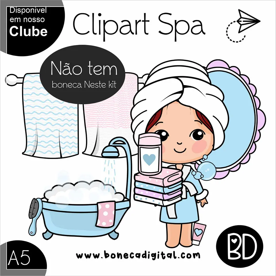 Kit Digital Clipart Spa 83 1