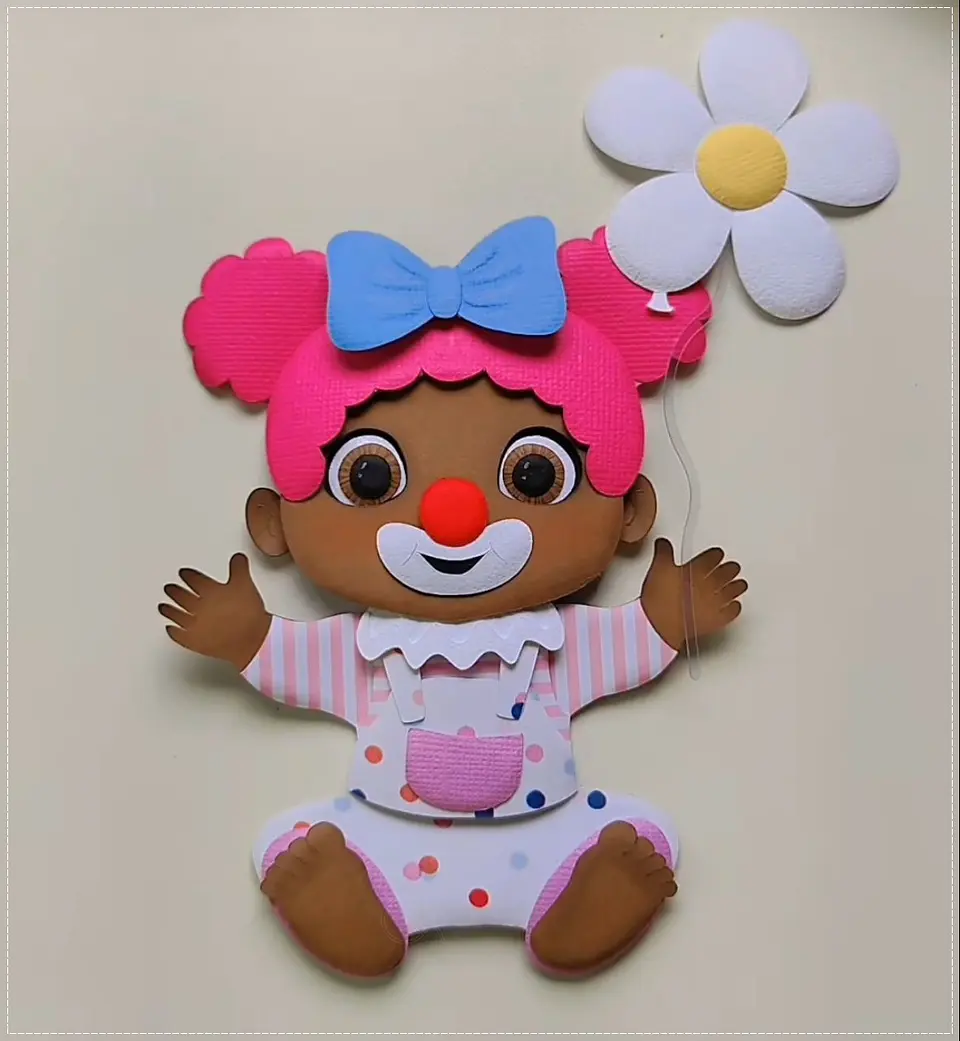 Arquivo de Corte Topo de Bolo Circo Rosa Candy Menina 25 1