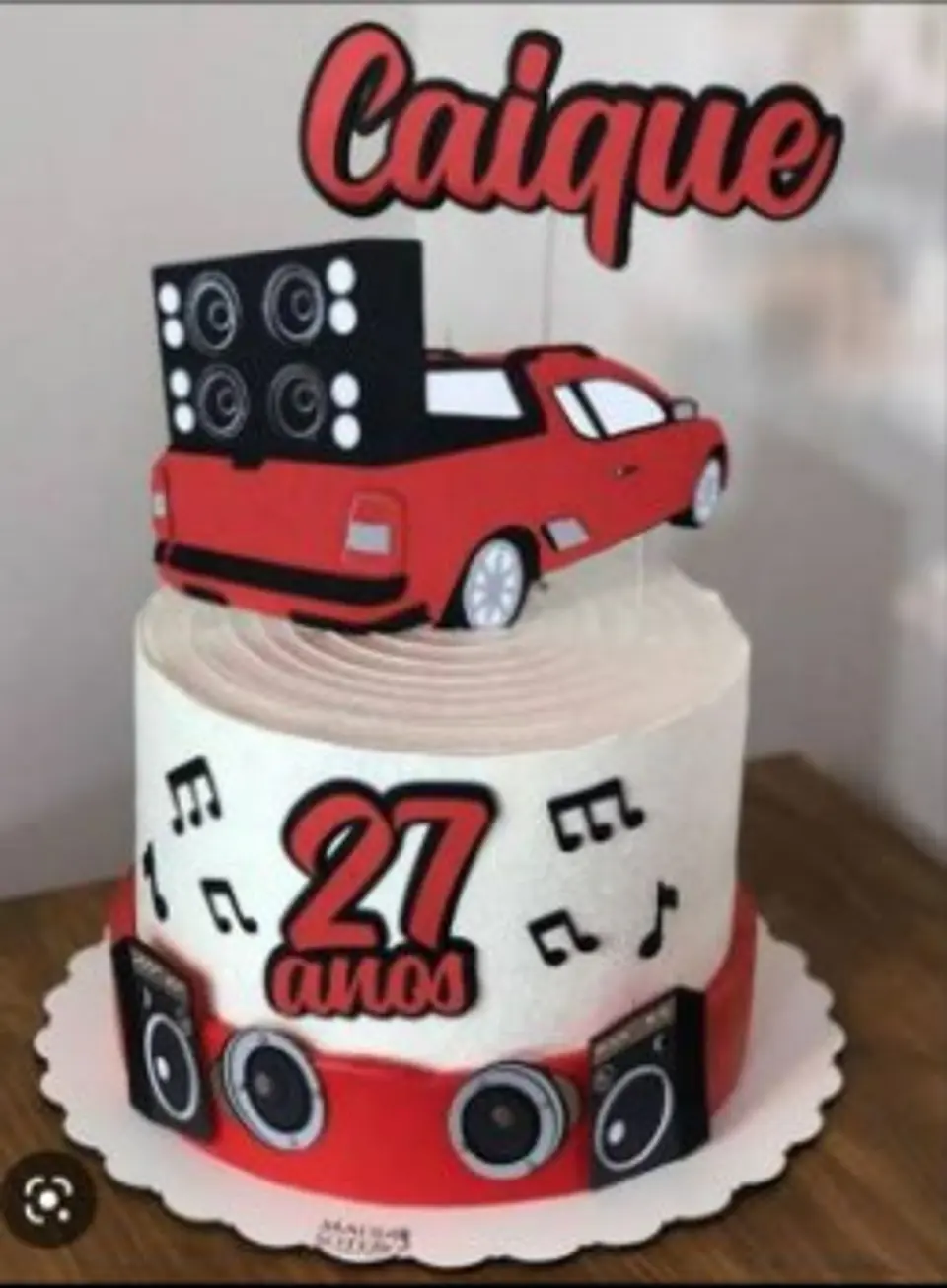Arquivo de Corte Topo de Bolo Carro de Som Paredão 1 1