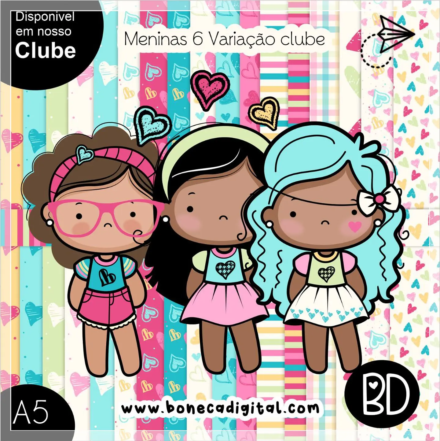 Kit Digital Meninas 6.12 17 1